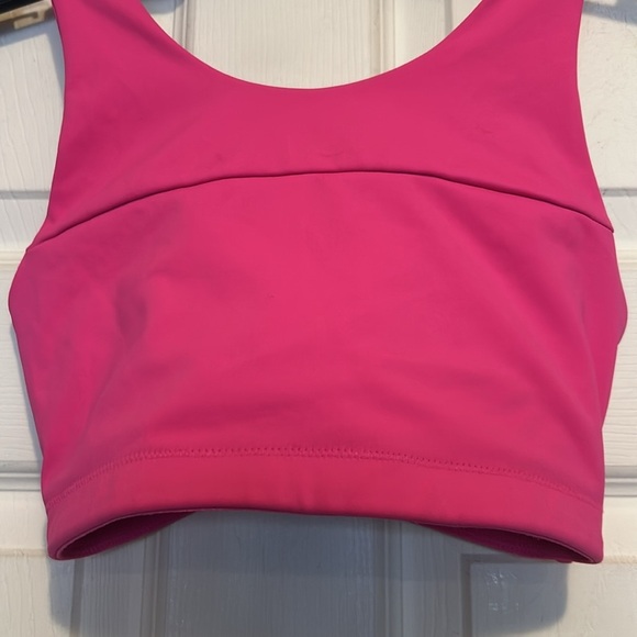 Mono B Sports Bra Size Medium Pink - Picture 2 of 5